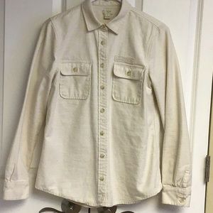 Womens J crew button up shirt